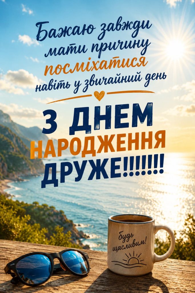 Короткі привітання з Днем народження друга картинка 4