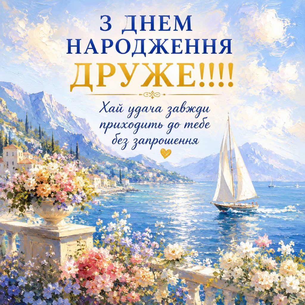 Короткі привітання з Днем народження друга картинка 7