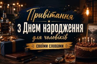 Привітання з Днем народження для чоловіків своїми словами