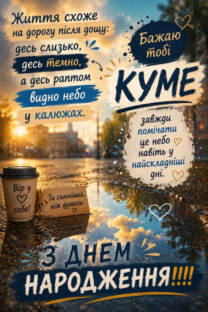 Привітання з Днем народження для кума до сліз картинка 7