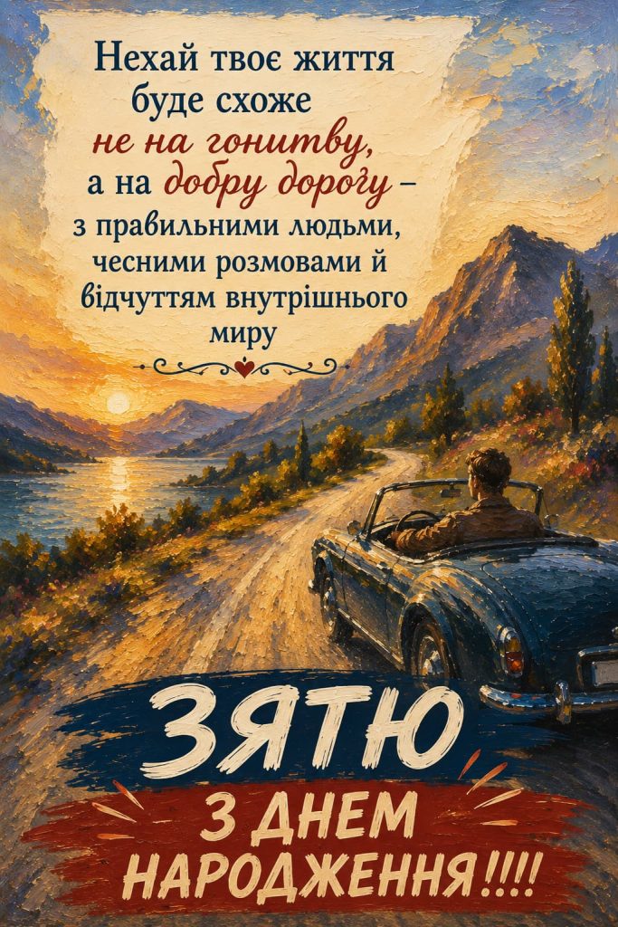 Привітання з Днем народження для зятя до сліз картинка 3