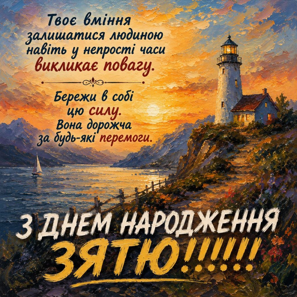Привітання з Днем народження для зятя до сліз картинка 6