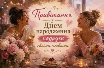 Привітання з Днем народження подруги своїми словами