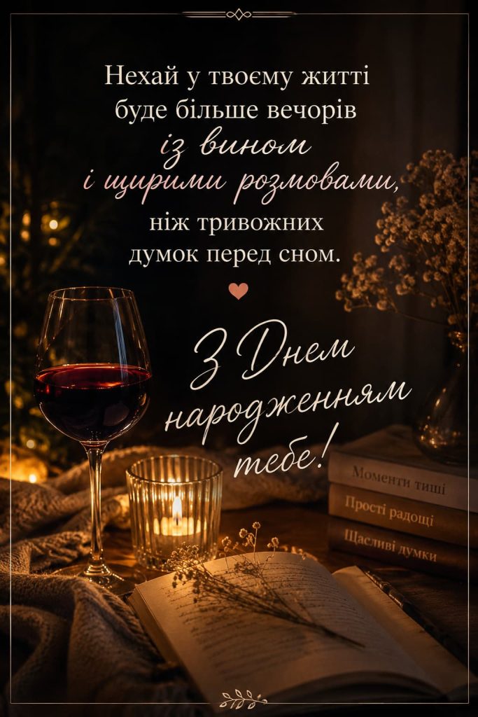 Привітання з Днем народження подруги своїми словами картинка 5
