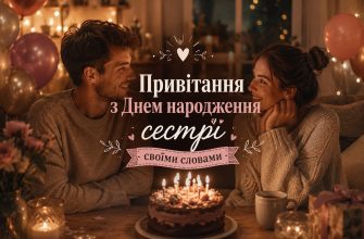 Привітання з Днем народження сестрі своїми словами