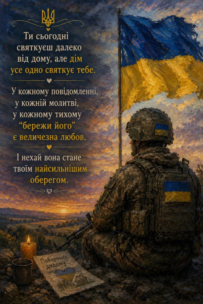 Привітання з Днем народження військового до сліз картинка 11