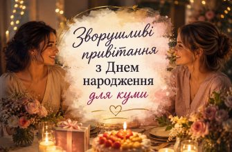 Зворушливі привітання з Днем народження для куми