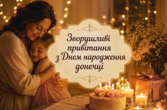 Зворушливі привітання з Днем народження донечці