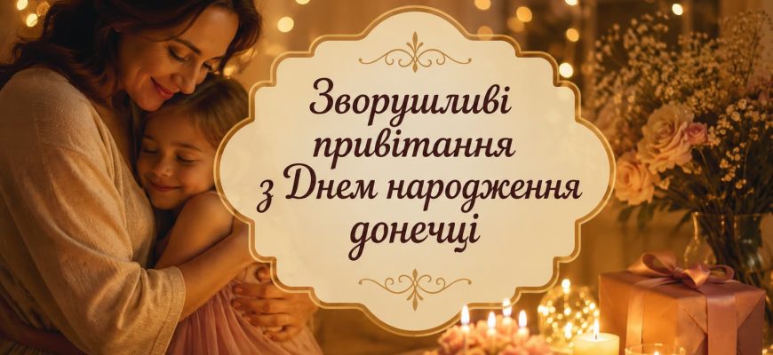 Зворушливі привітання з Днем народження донечці