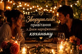 Зворушливі привітання з Днем народження коханому