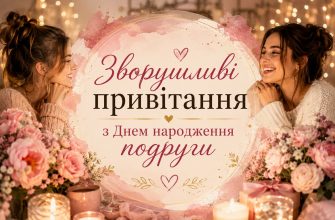 Зворушливі привітання з Днем народження подруги