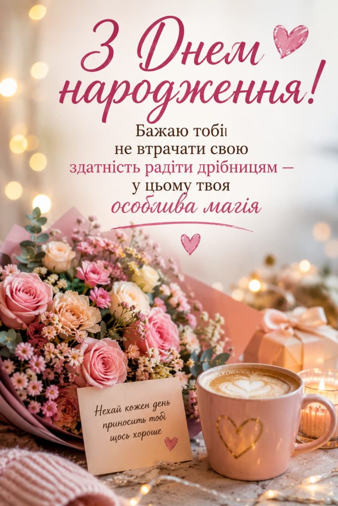 Зворушливі привітання з Днем народження подруги та картинки — слова, які залишаються в серці навіть після свята