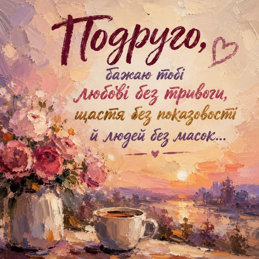 Зворушливі привітання з Днем народження подруги та картинки — слова, які залишаються в серці навіть після свята