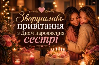Зворушливі привітання з Днем народження сестрі