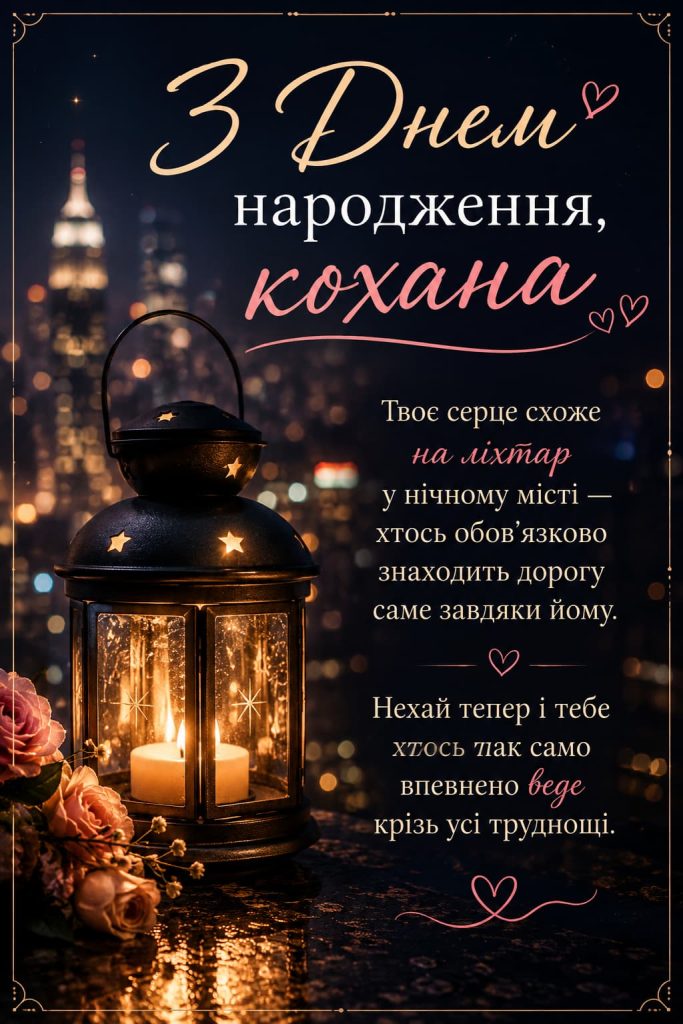 Зворушливі привітання з Днем народження жінці картинка 2