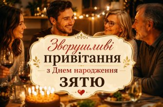 Зворушливі привітання з Днем народження зятю