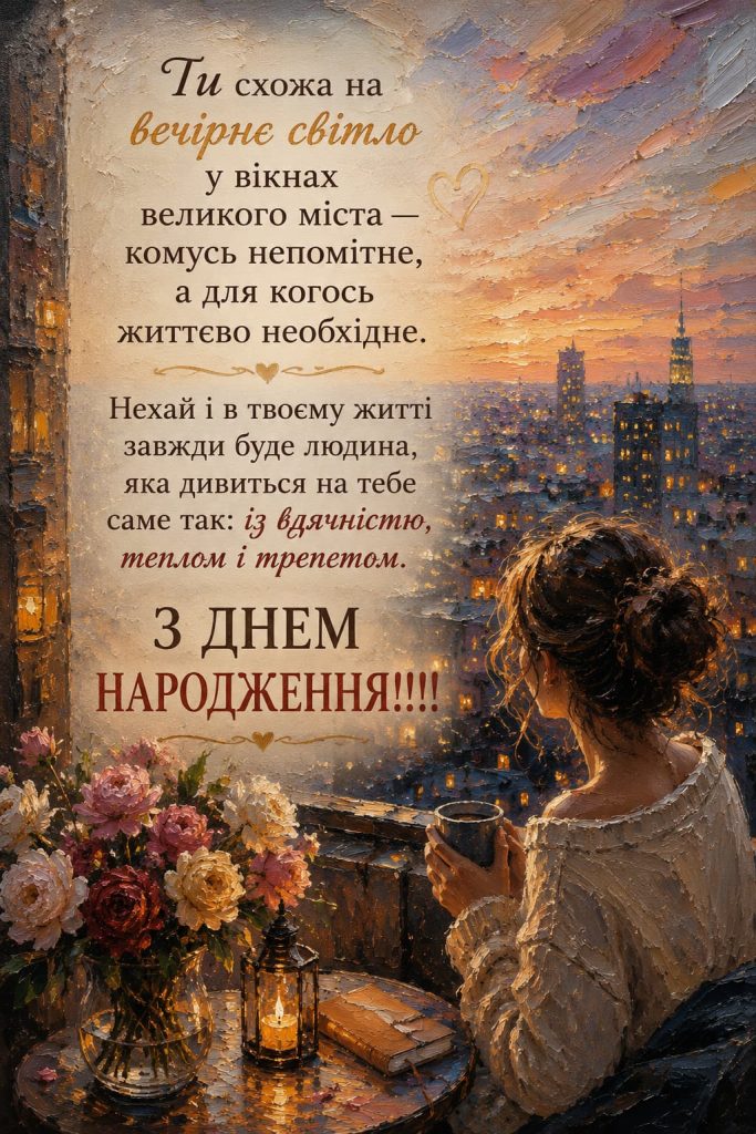Привітання з Днем народження для жінок до сліз картинка 3