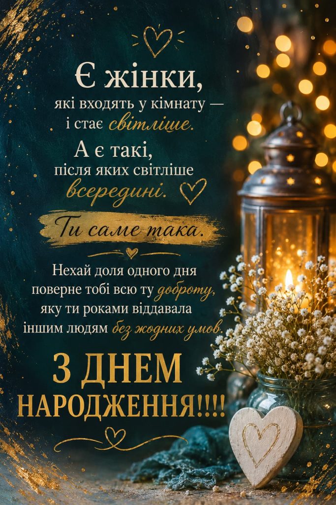 Привітання з Днем народження для жінок до сліз картинка 5