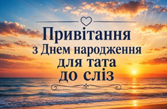 Привітання з Днем народження для тата до сліз