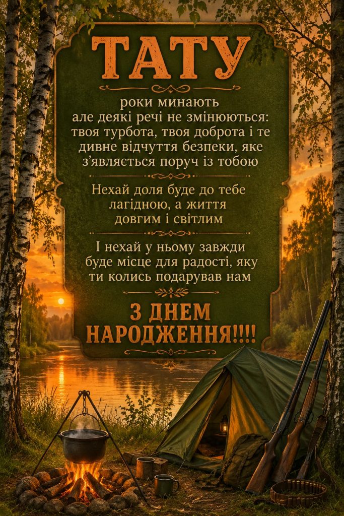 Привітання з Днем народження для тата до сліз картинка 6