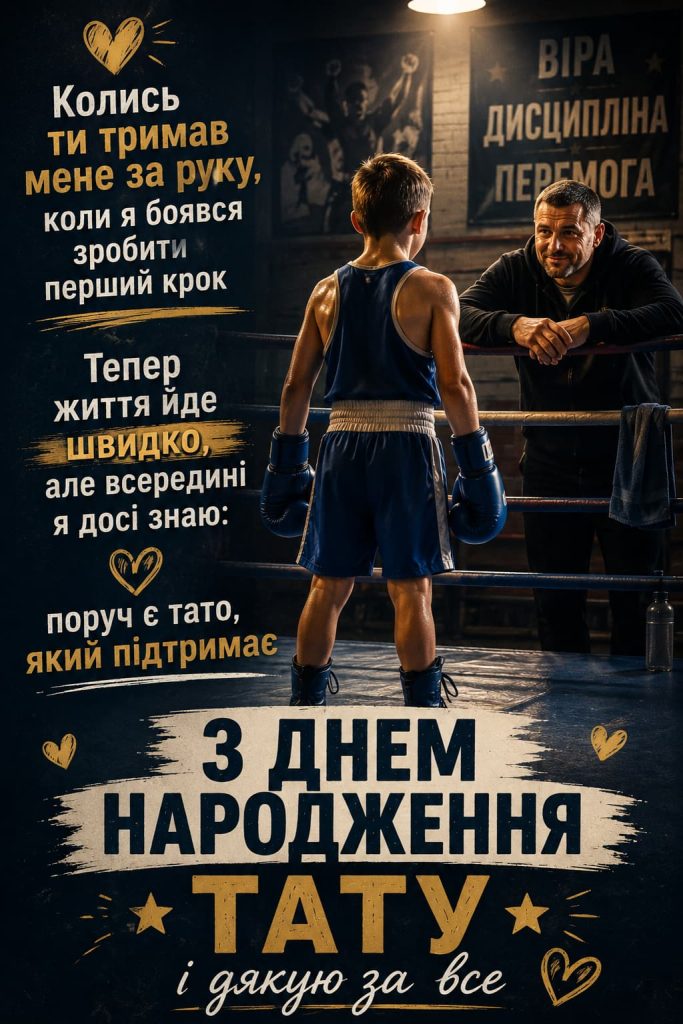Привітання з Днем народження для тата до сліз картинка 7