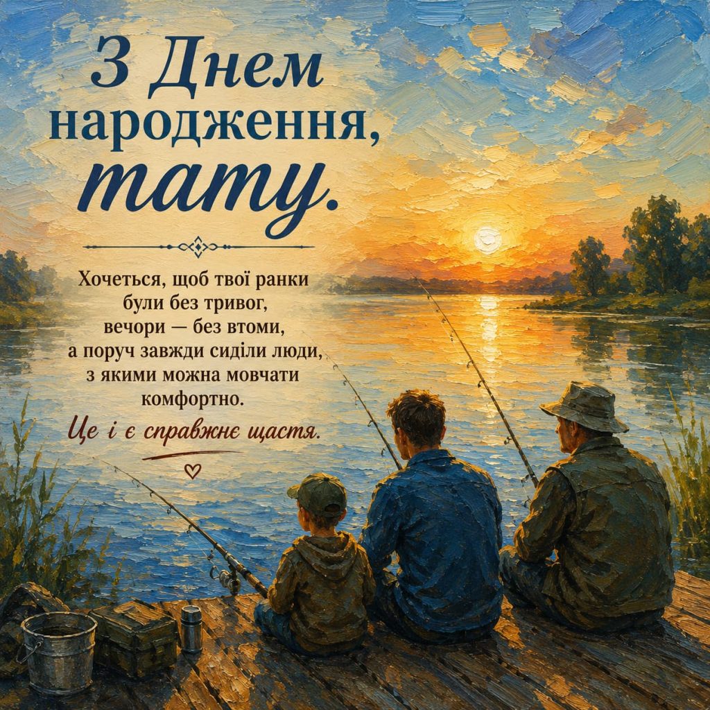 Привітання з Днем народження для тата до сліз картинка 9
