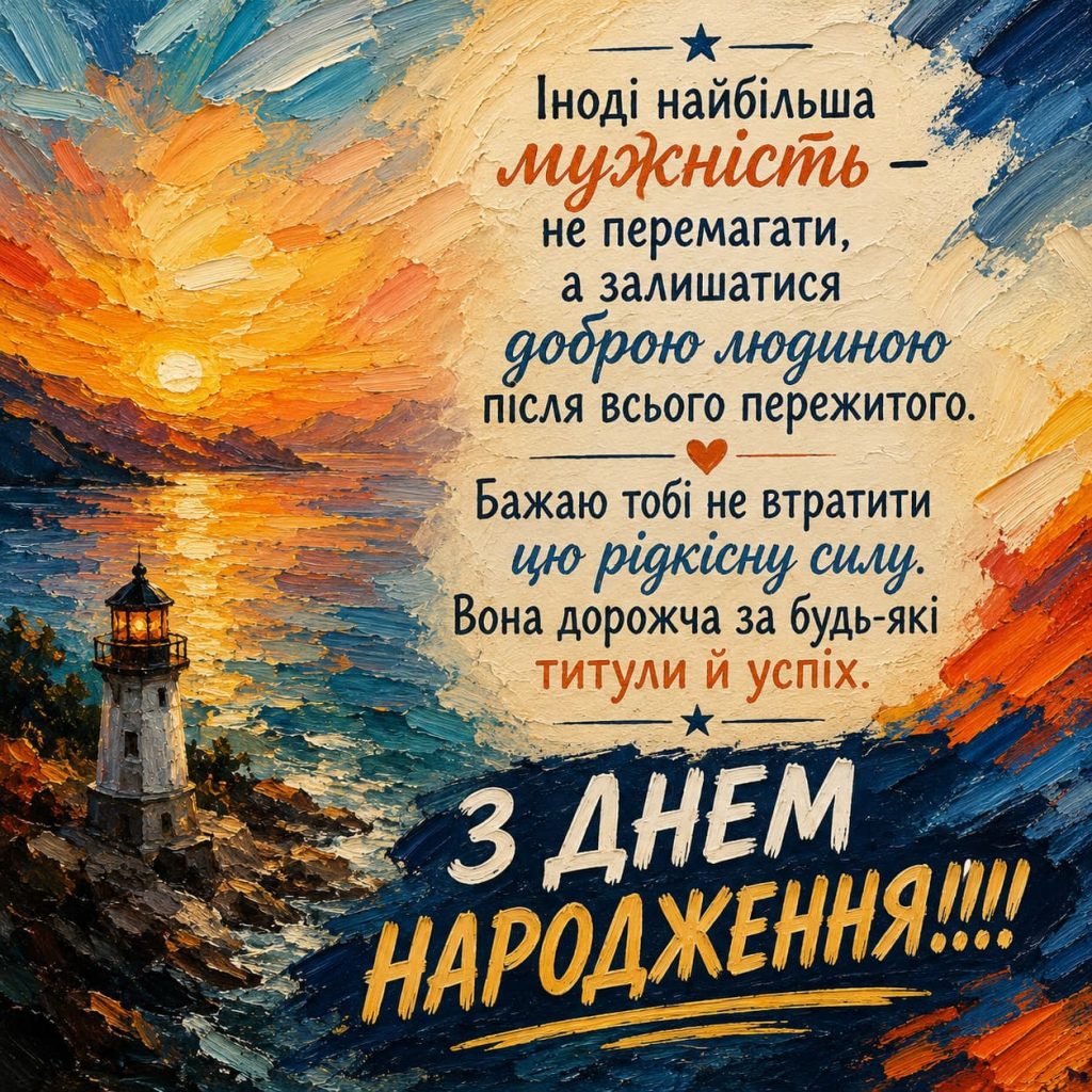 Привітання з Днем народження мужчині до сліз картинка 6