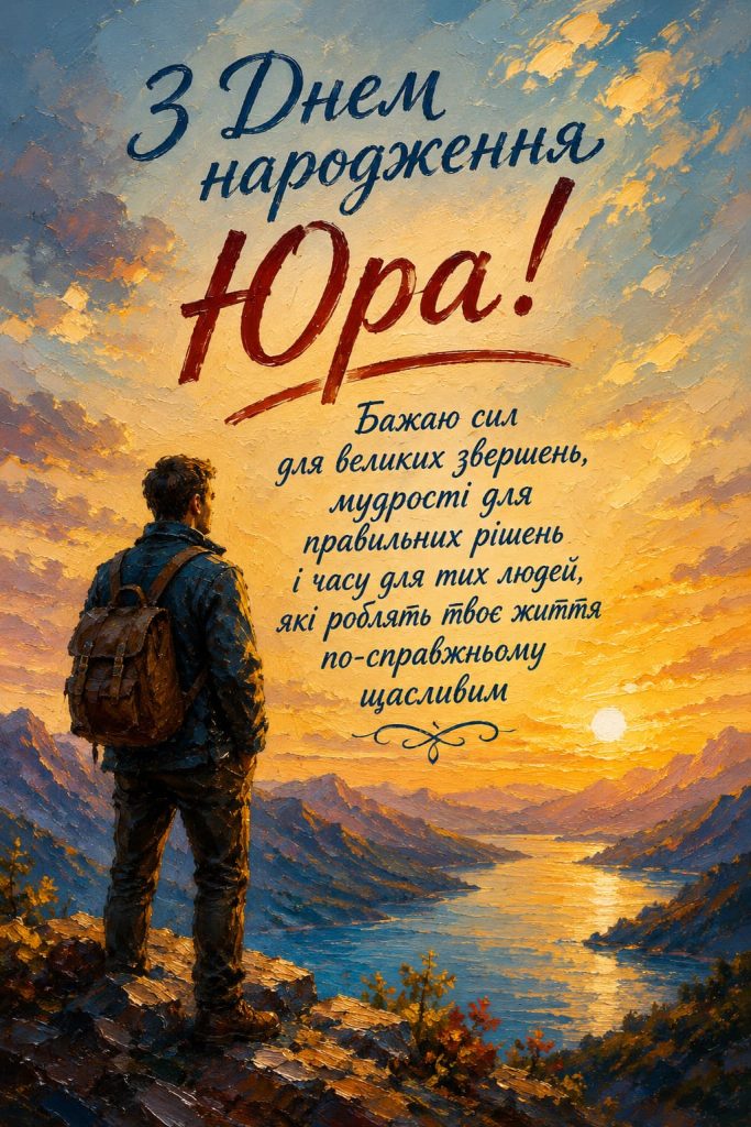 юра з днем народження картинка 3