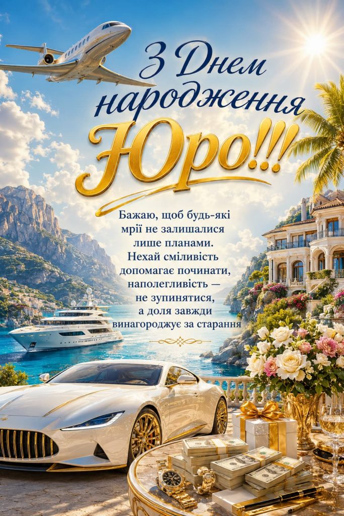 юра з днем народження картинка 6