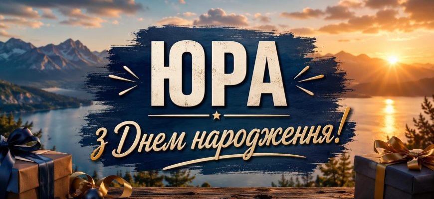 юра з днем народження