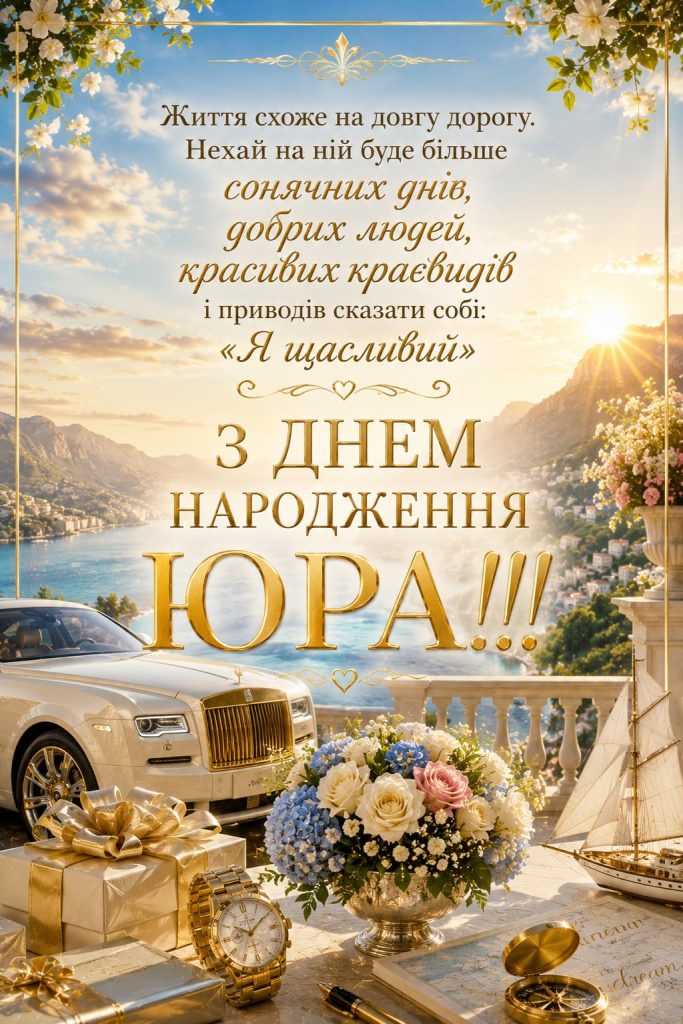 юра з днем народження картинка 9