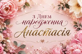 з днем народження анастасія