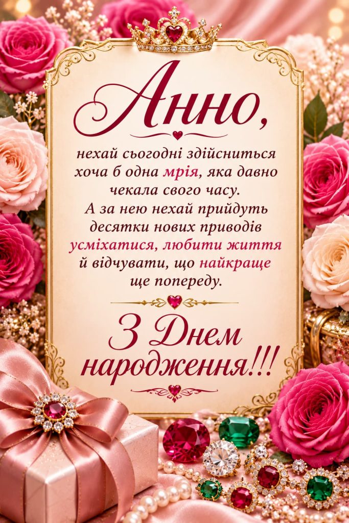 з днем народження анна картинка 3