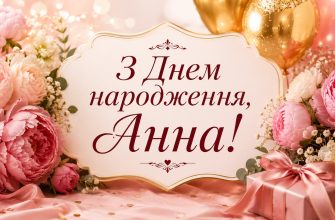 з днем народження анна