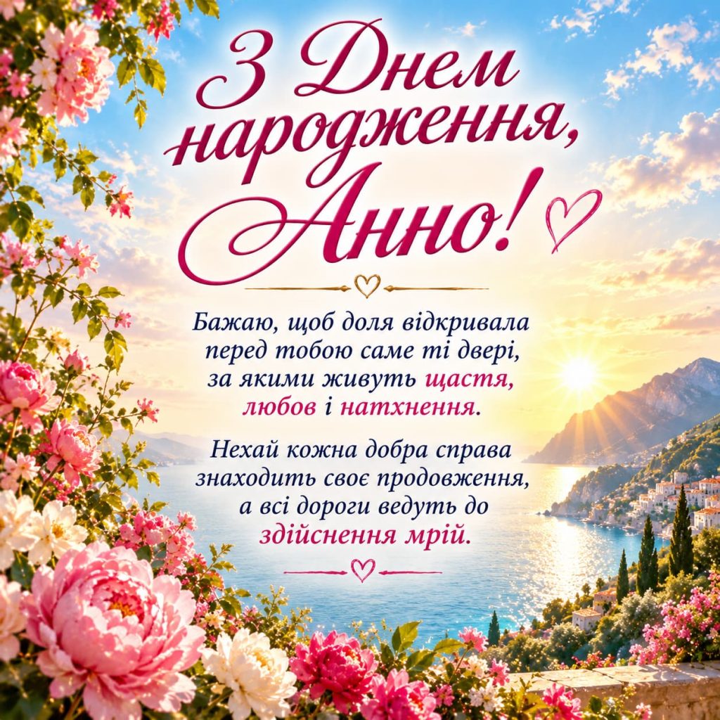 з днем народження анна картинка 8