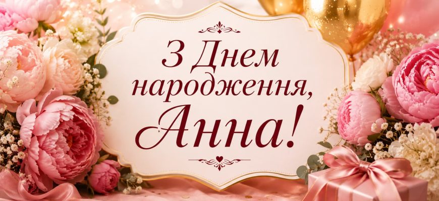 з днем народження анна