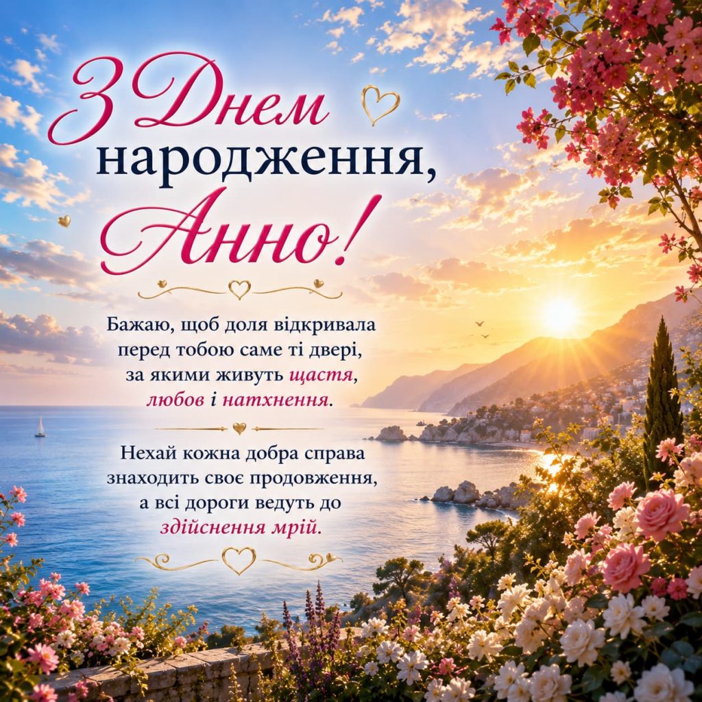 з днем народження анна картинка 9