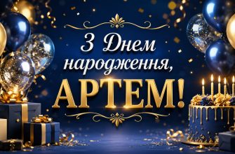 з днем народження артем