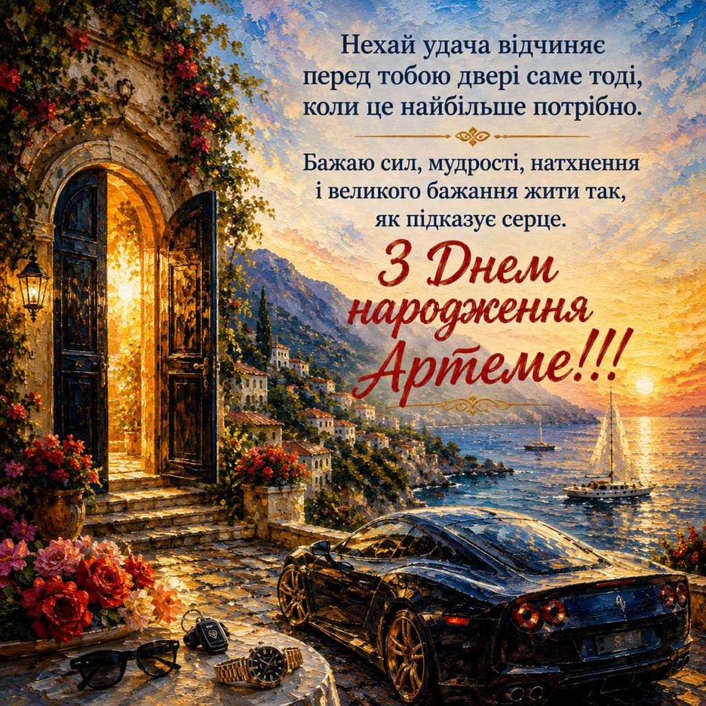 з днем народження артем картинка 7