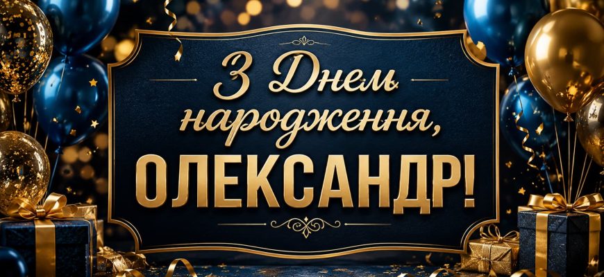 з днем народження олександр