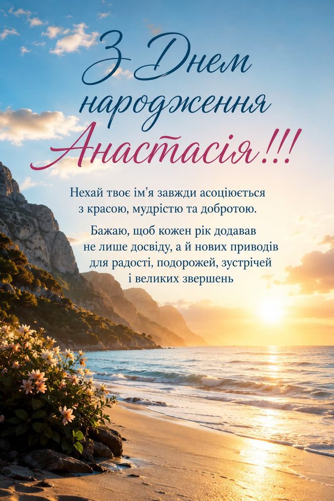 з днем народження анастасія картинка 4
