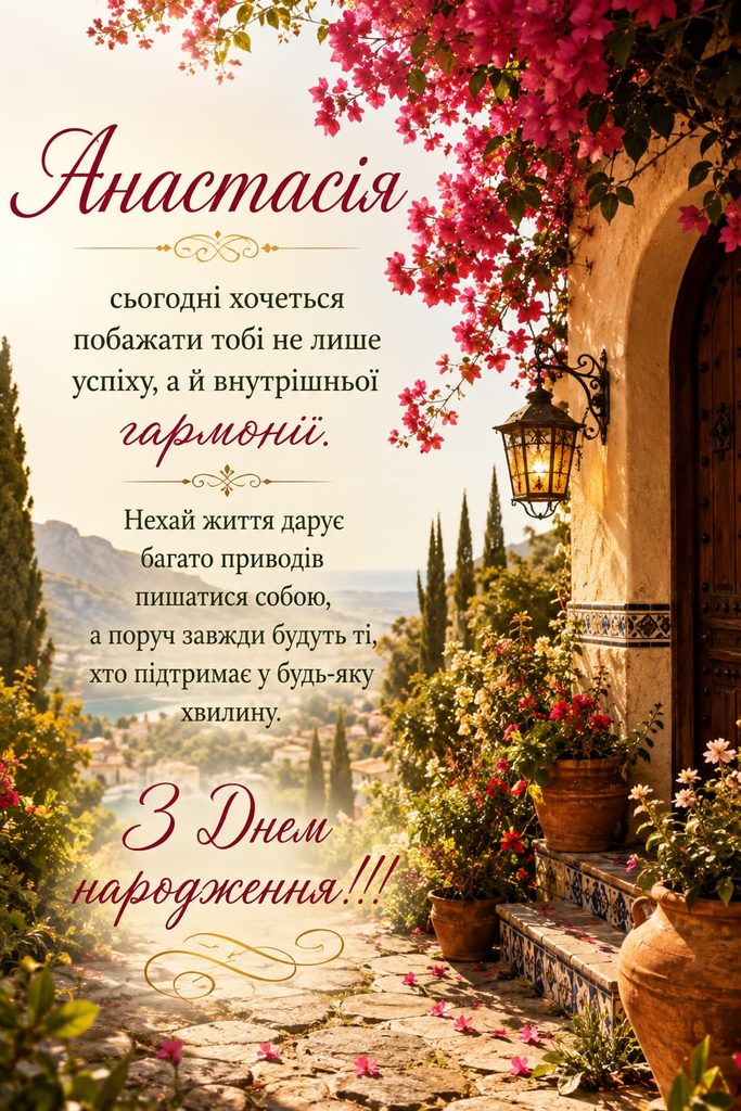з днем народження анастасія картинка 5
